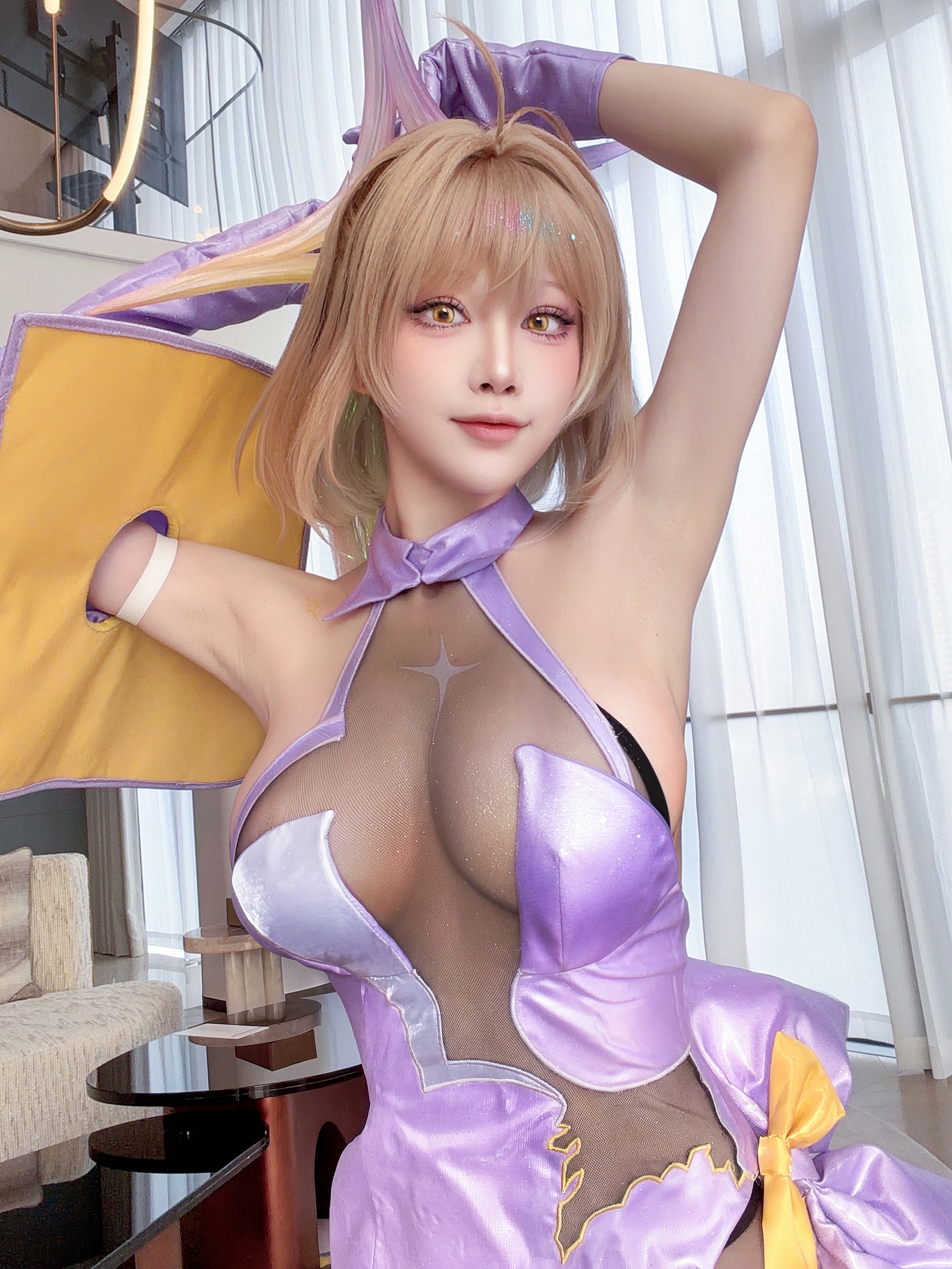 图片[1]-水淼Aqua – NO.266 Nikke胜利女神 阿妮斯·超级巨星·星光 自拍[21P]-XikXak